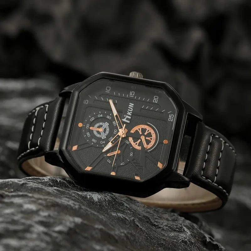Reloj de cuarzo diseño clásico y versátil