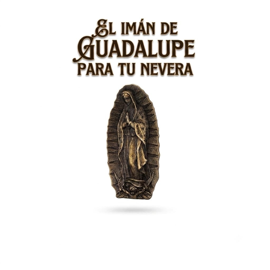 Imán Decorativo Virgen De Guadalupe Para Refrigerador