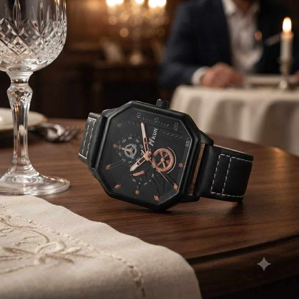 Reloj de cuarzo diseño clásico y versátil