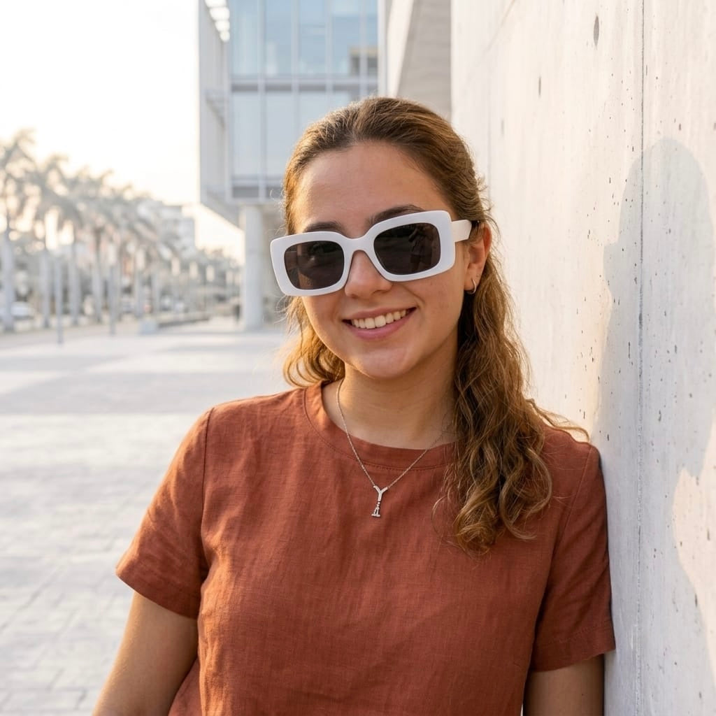 Gafas De Sol Cuadradas Retro Montura PC Protección