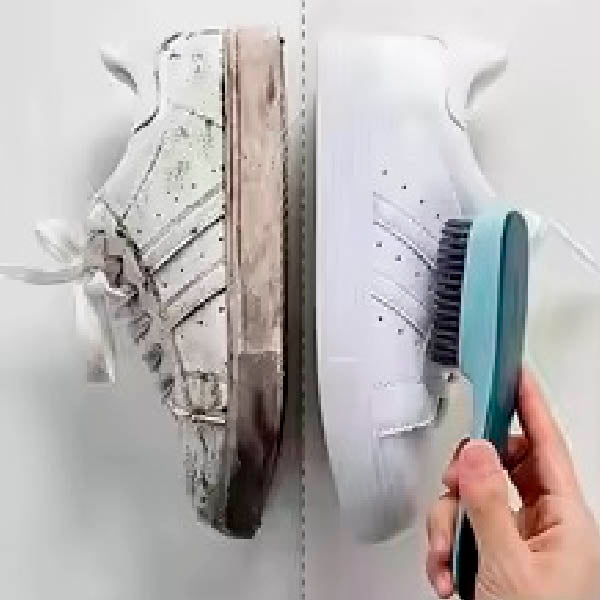 Cepillo de limpieza de zapatos de plástico