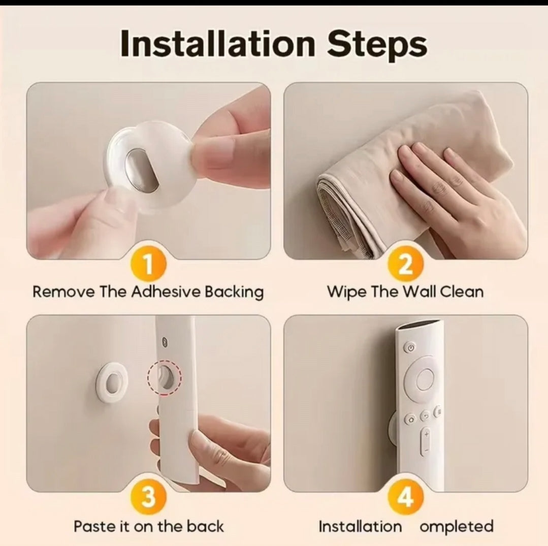 Soportes de pared para control remoto, 6 sportes soporte magnético para control remoto de TV, almacenamiento doméstico, gancho adhesivo creativo.