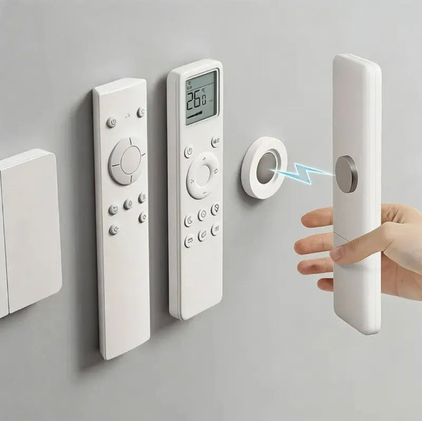 Soportes de pared para control remoto, 6 sportes soporte magnético para control remoto de TV, almacenamiento doméstico, gancho adhesivo creativo.