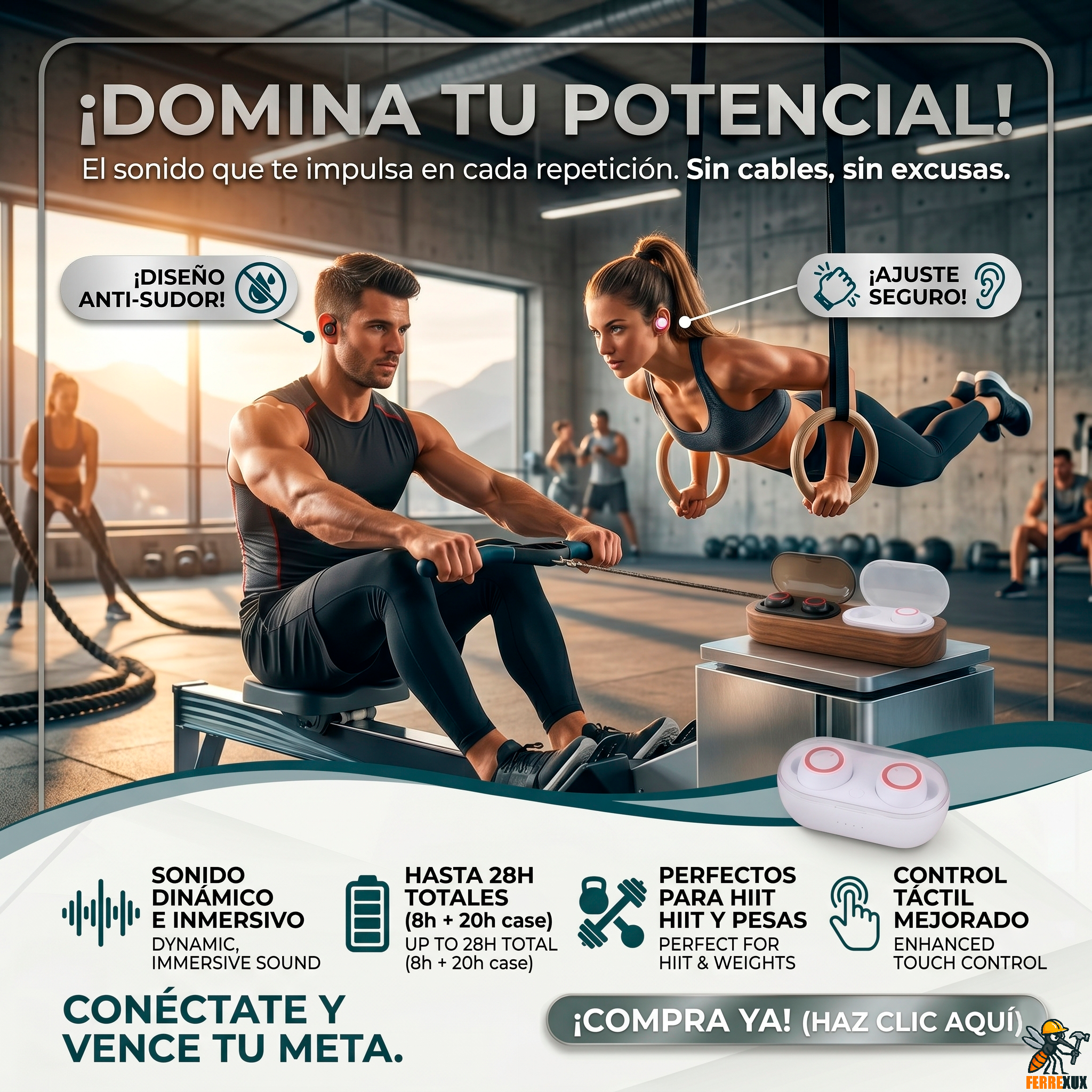 Audífonos Inalámbricos Y50 TWS