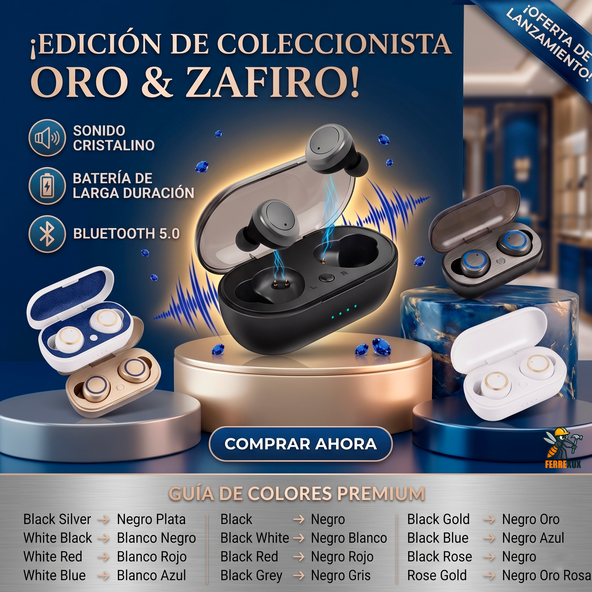 Audífonos Inalámbricos Y50 TWS