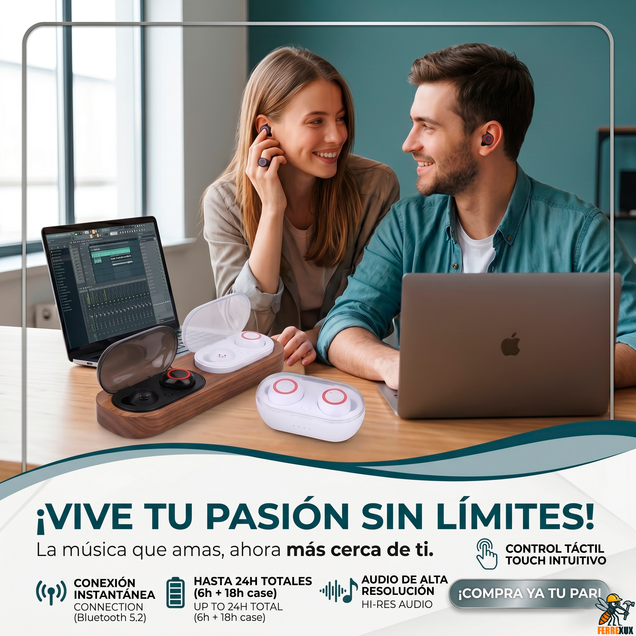 Audífonos Inalámbricos Y50 TWS