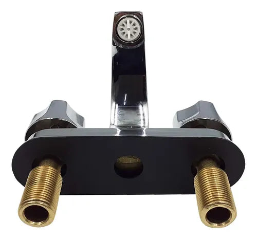 MEZCLADORA PARA LAVABO 4 M/TAURO CON CHAPETON CROMADA RUGO