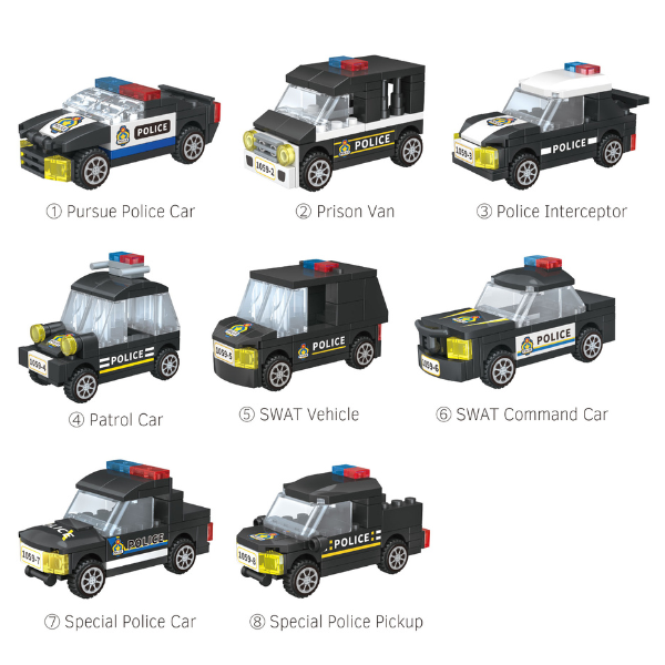 carritos de policia de colección