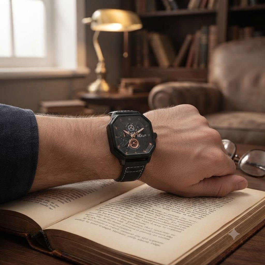 Reloj de cuarzo diseño clásico y versátil