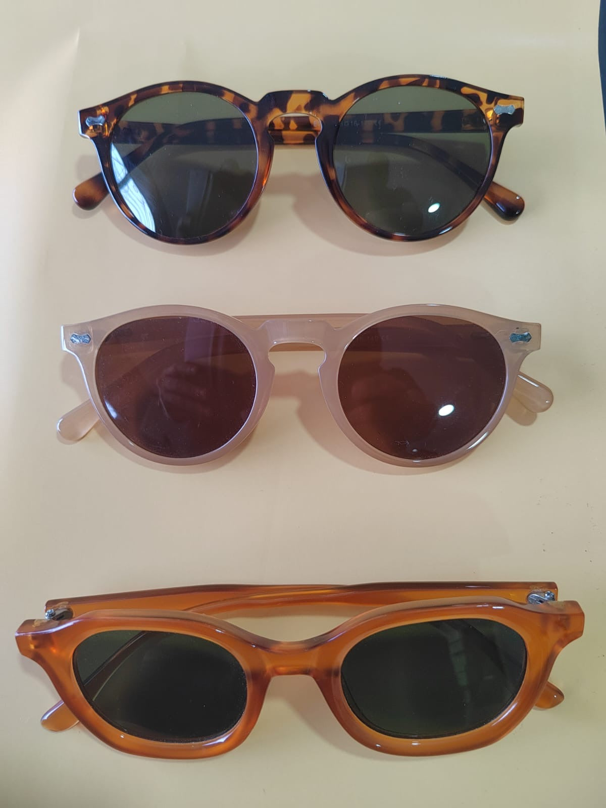 lentes de sol paquete 3 modelos